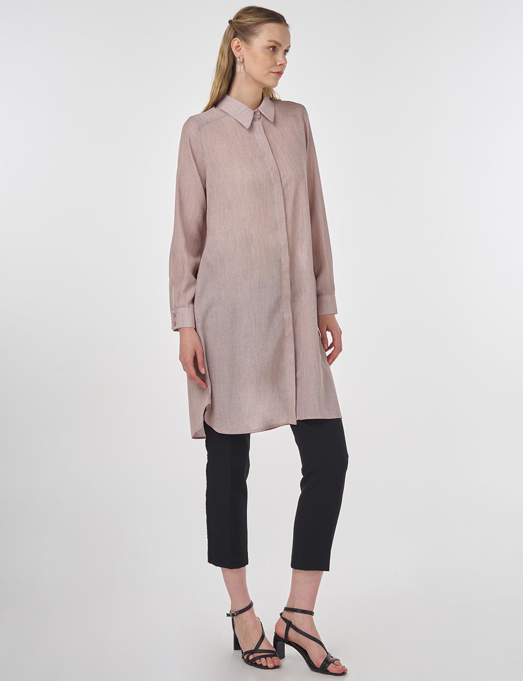 Long Basic Tunic Burgundy