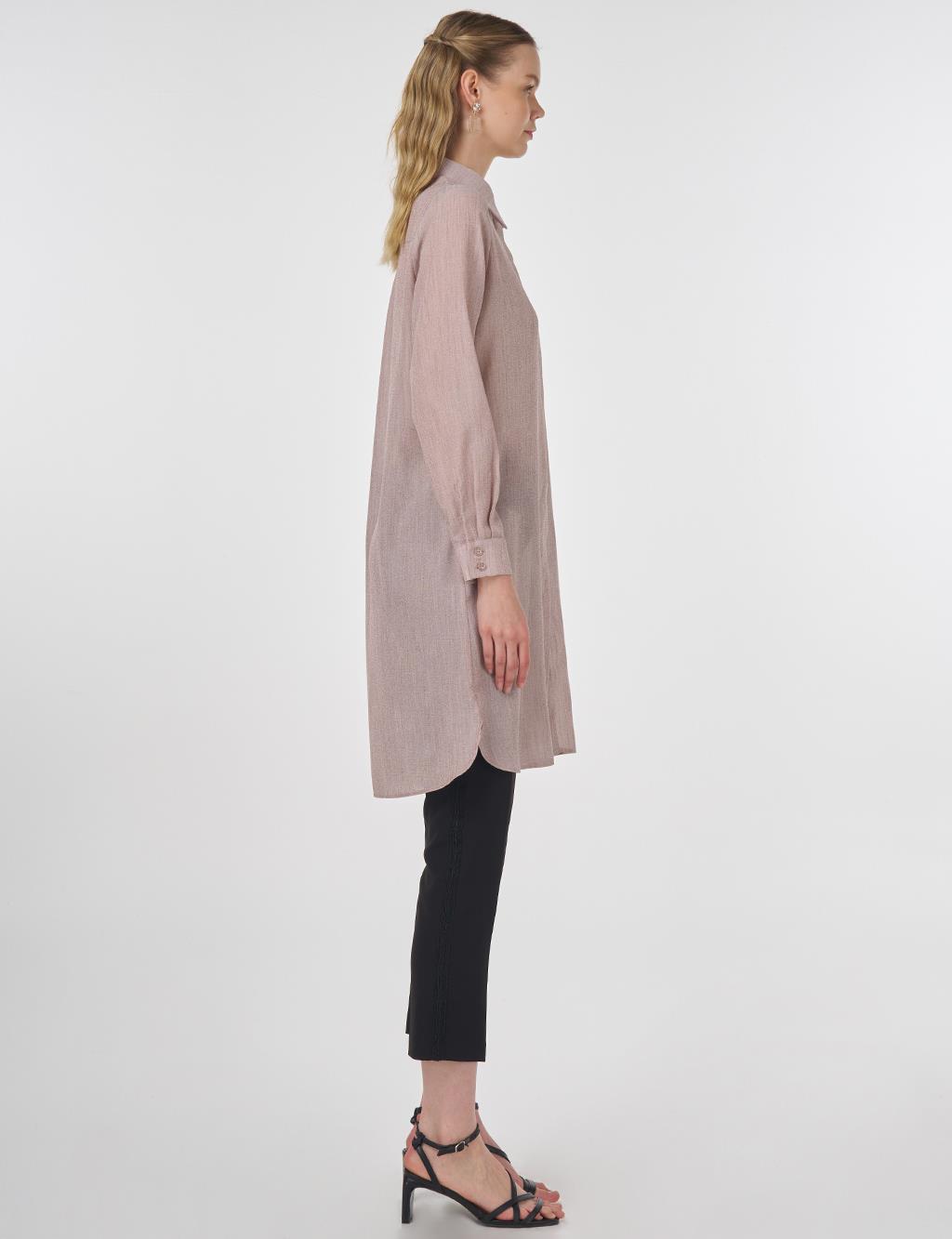 Long Basic Tunic Burgundy