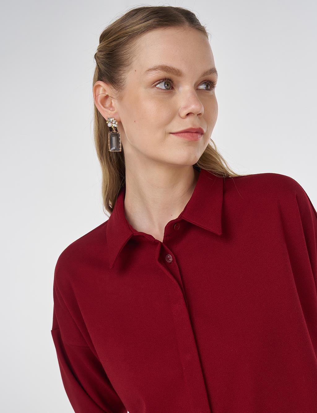 Basic Shirt Burgundy 