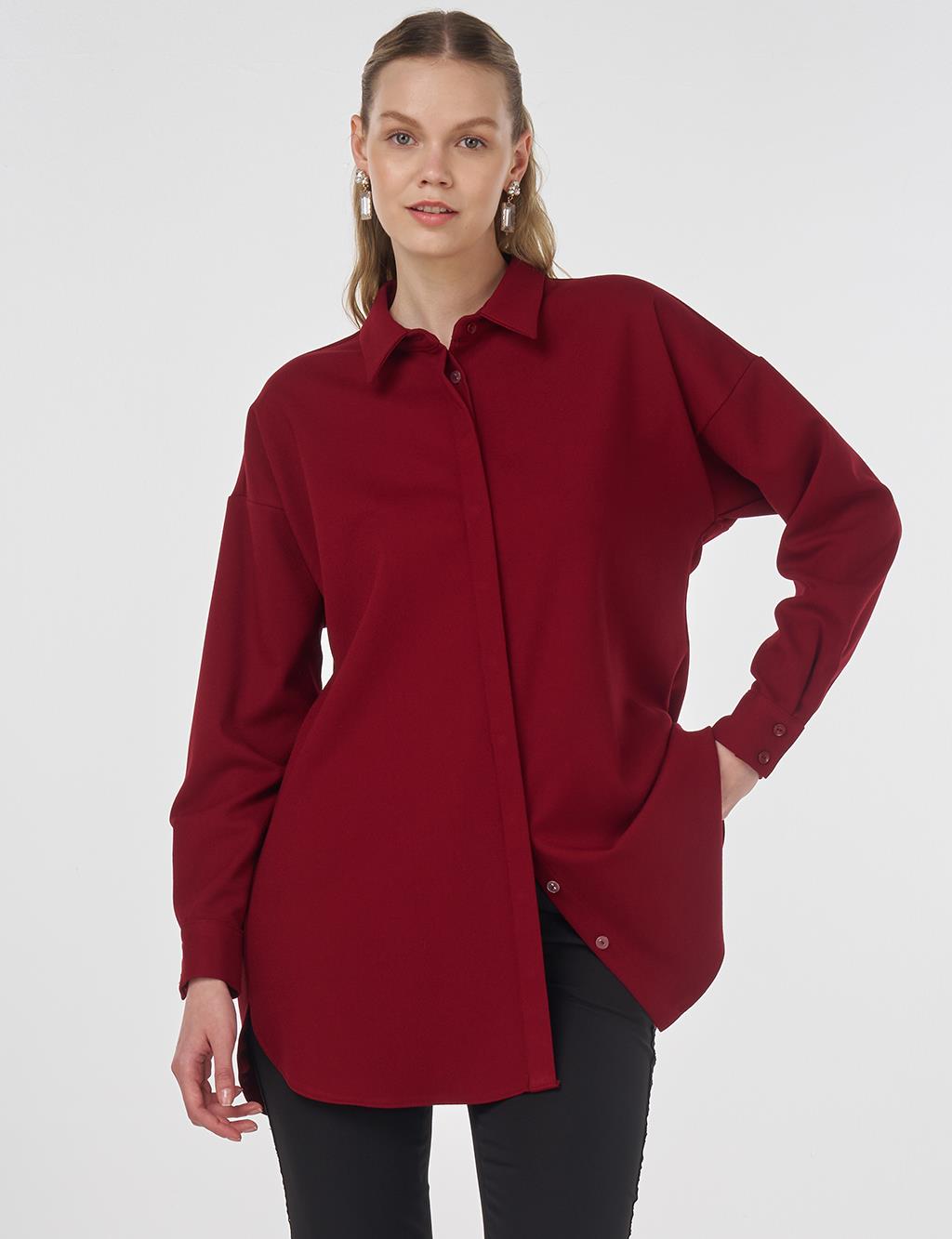 Basic Shirt Burgundy 