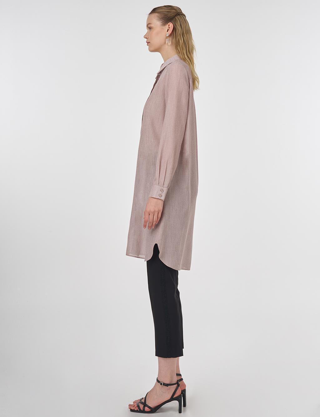Long Basic Tunic Burgundy