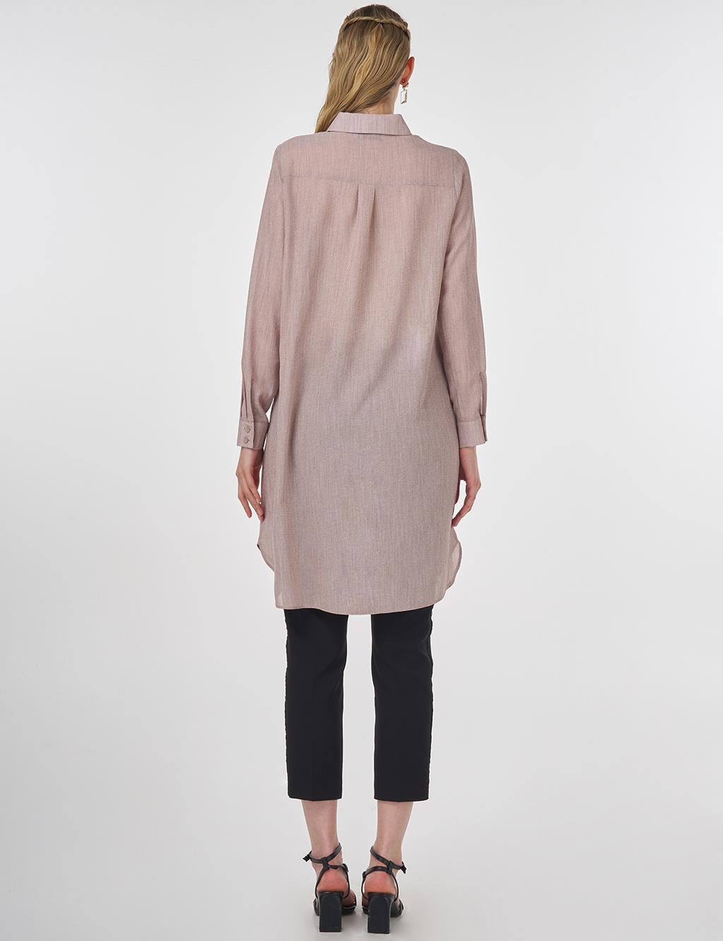 Long Basic Tunic Burgundy