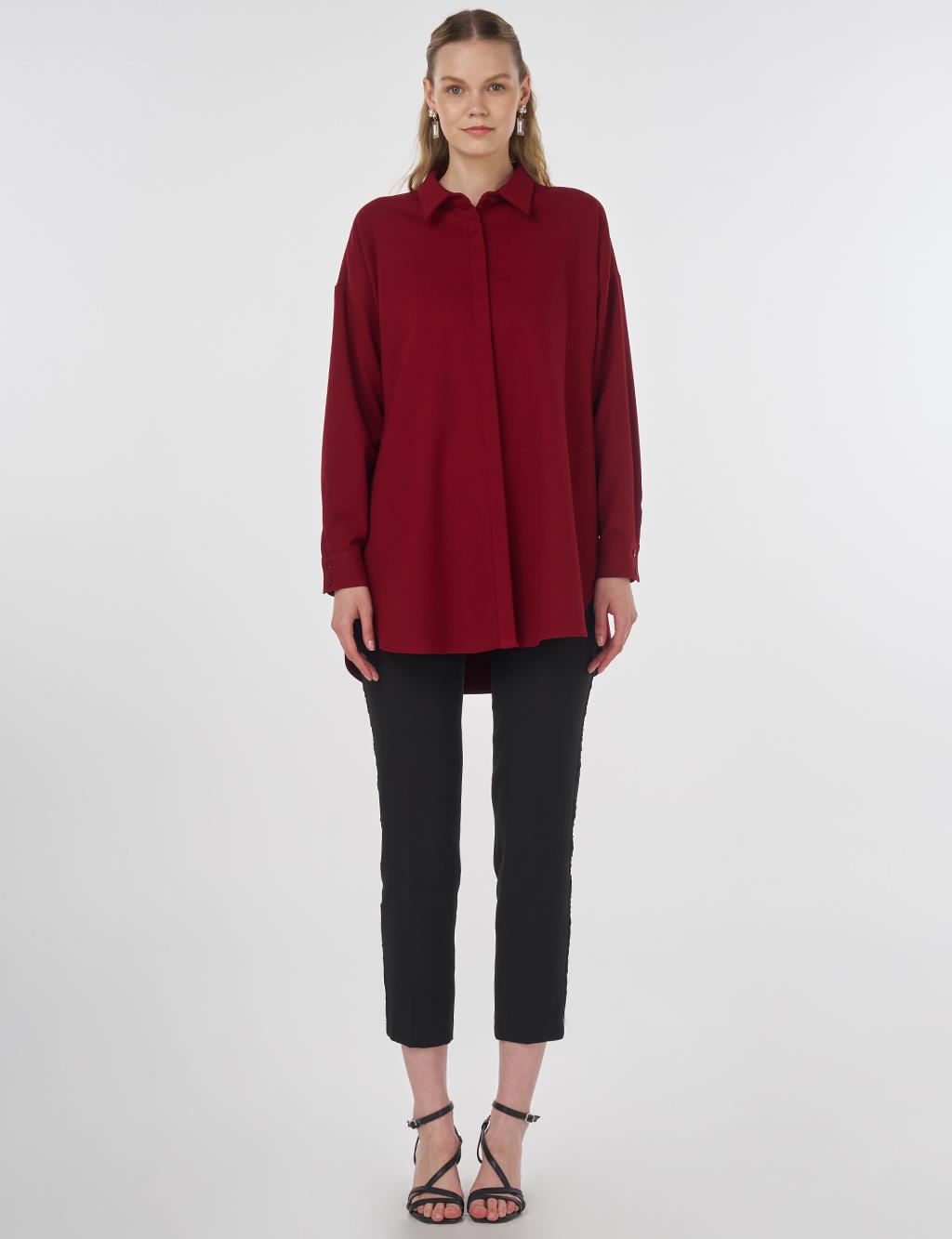 Basic Shirt Burgundy 