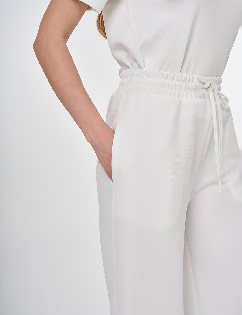 Relaxed Fit Pants Ecru 
