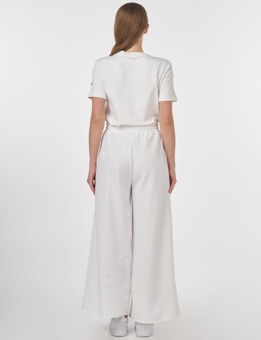 Relaxed Fit Pants Ecru 