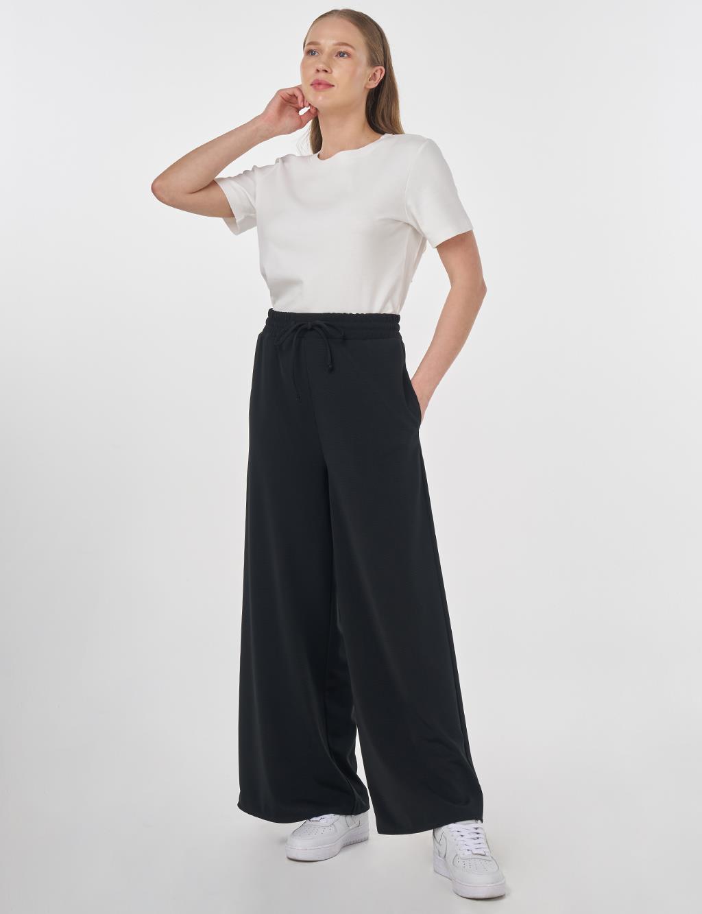 Relaxed Fit Pants Black 
