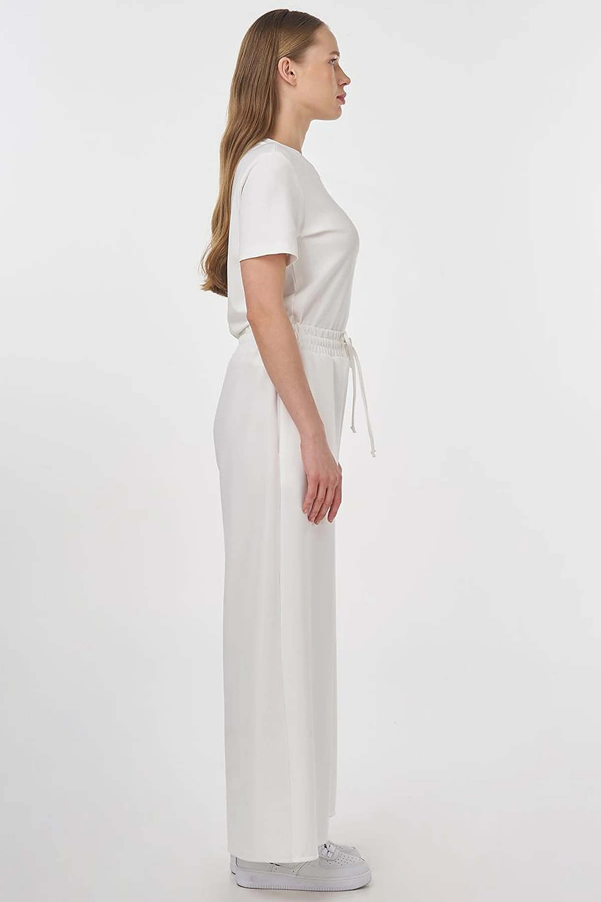 Relaxed Fit Pants Ecru 