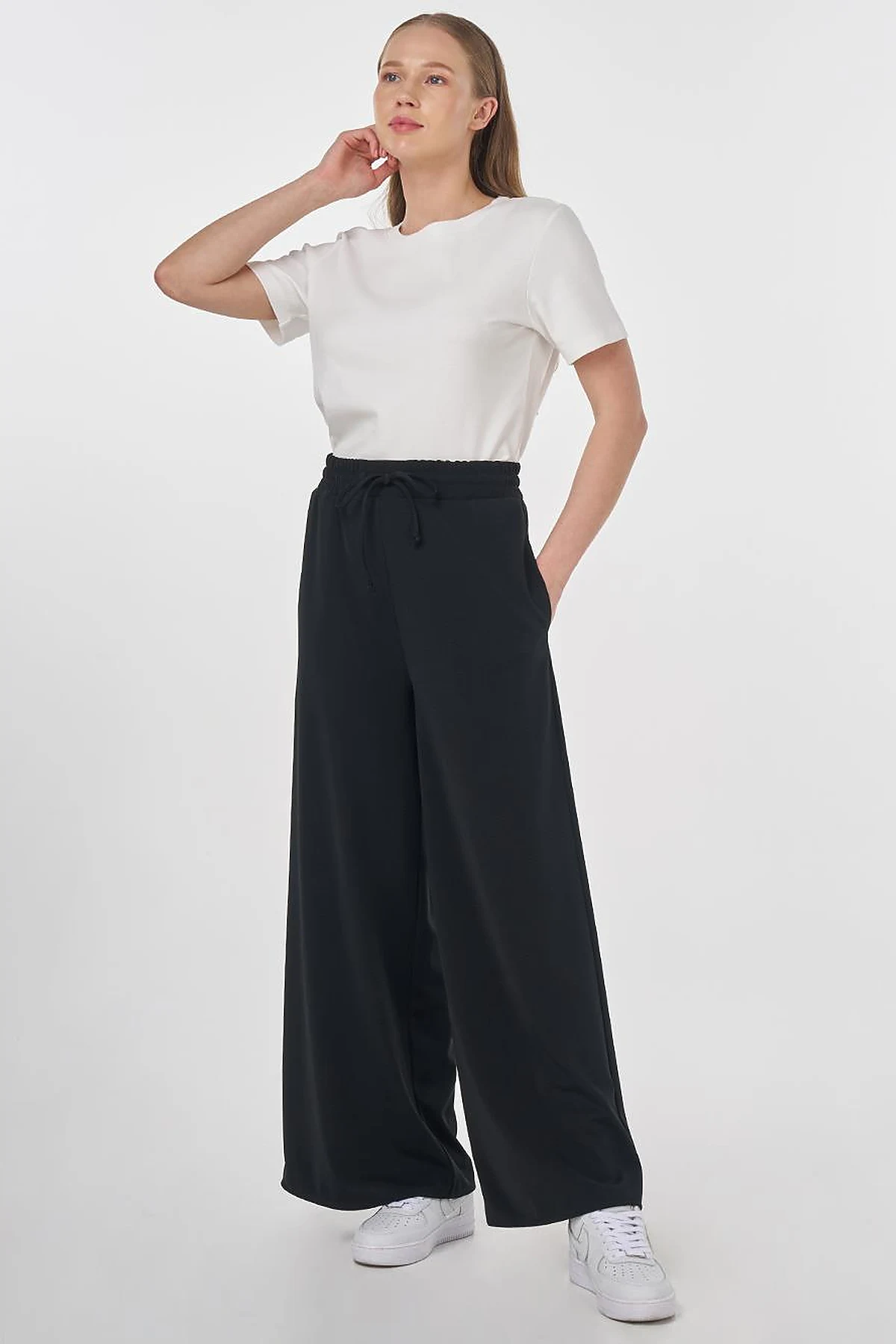 Relaxed Fit Pants Black 