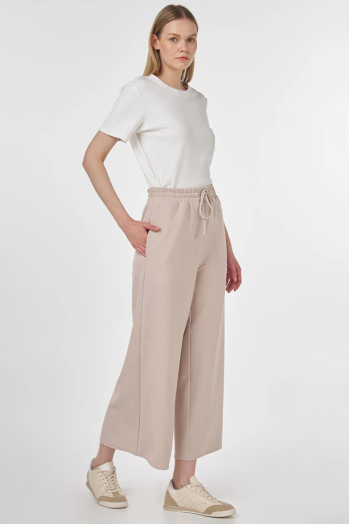 Relaxed Fit Pants Stone 