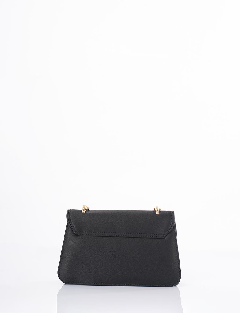 Beaded Baguette Bag Black