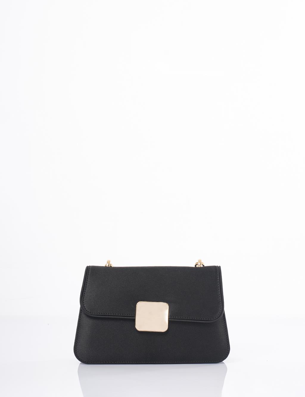 Beaded Baguette Bag Black