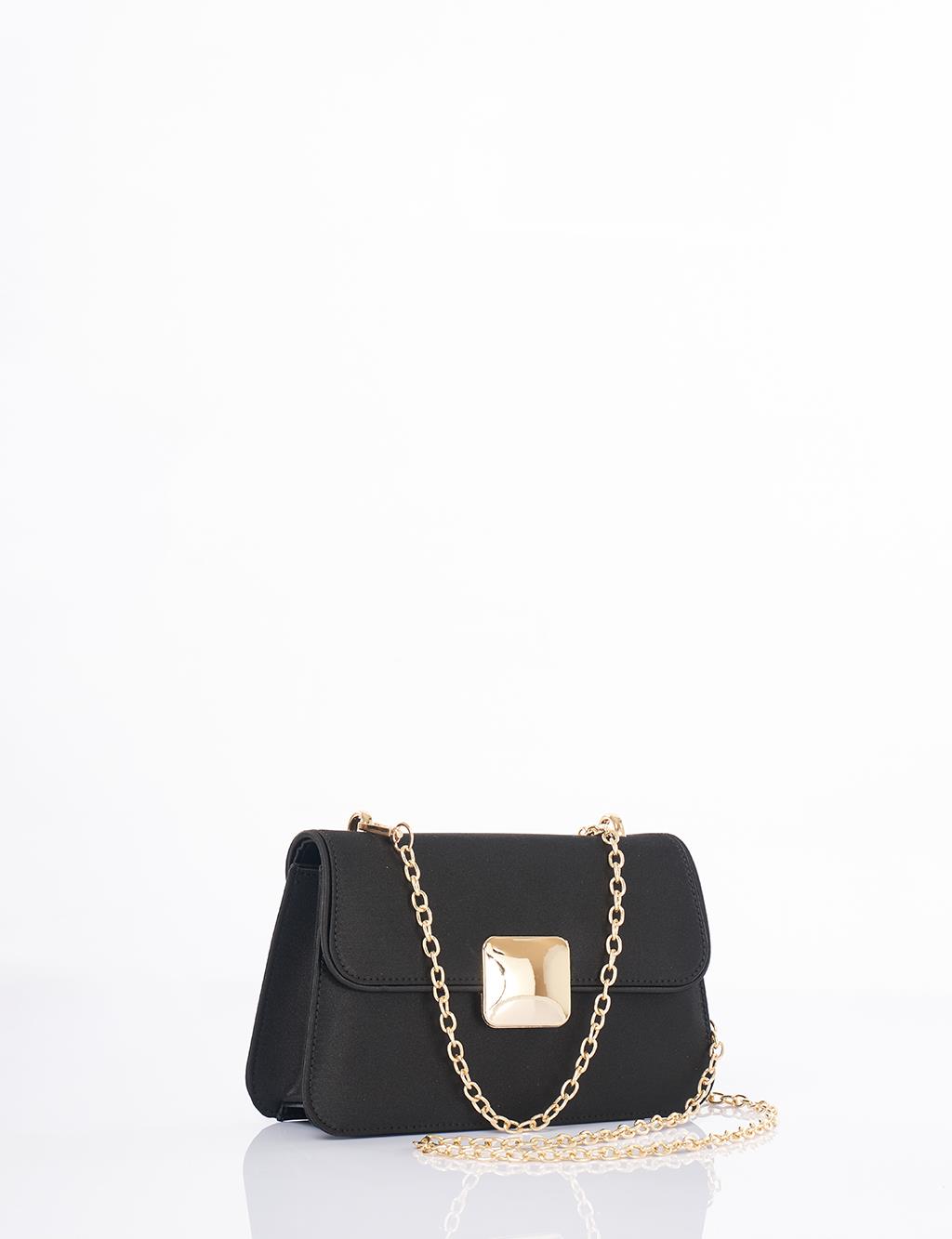 Beaded Baguette Bag Black