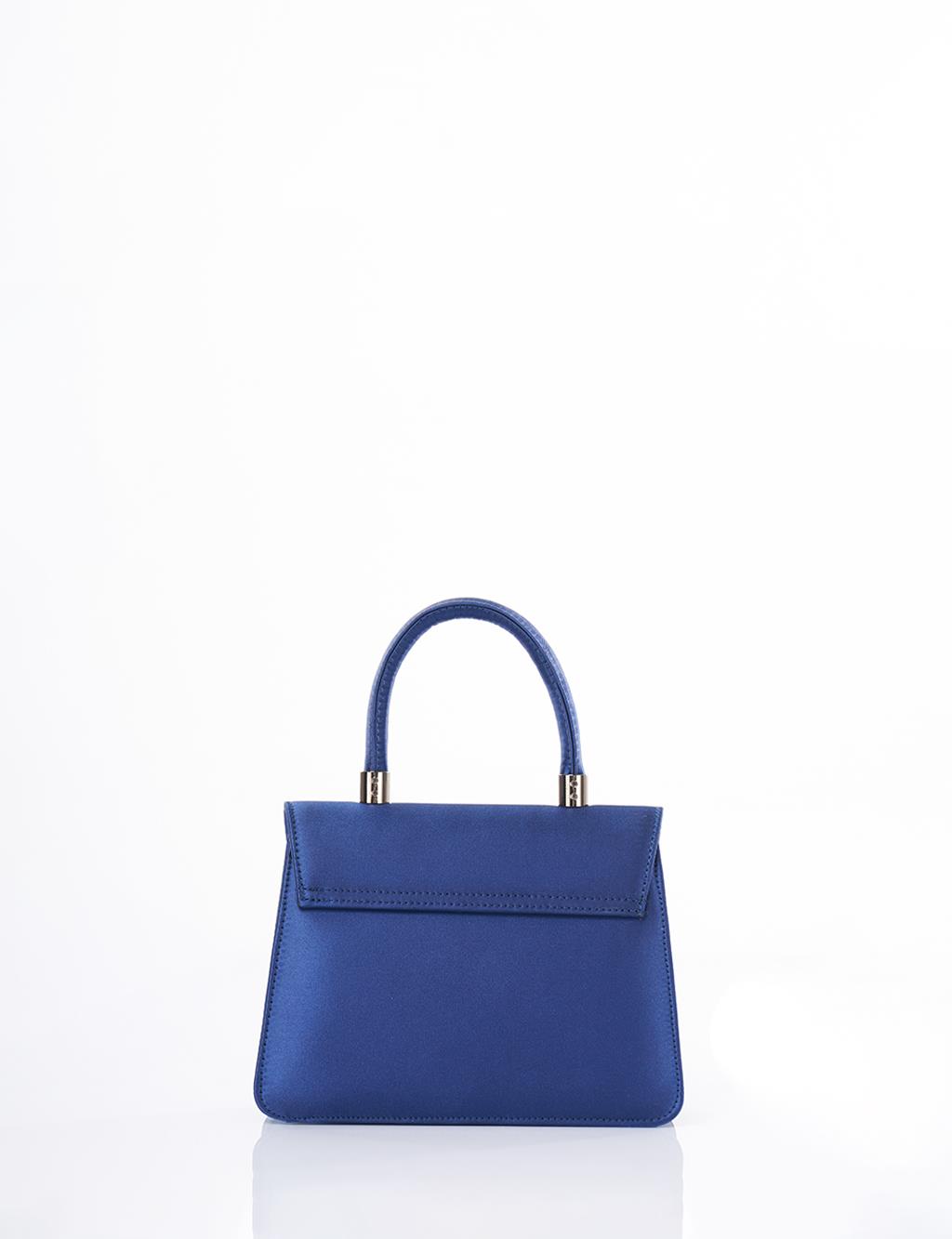 Mini Satin Bag Indigo