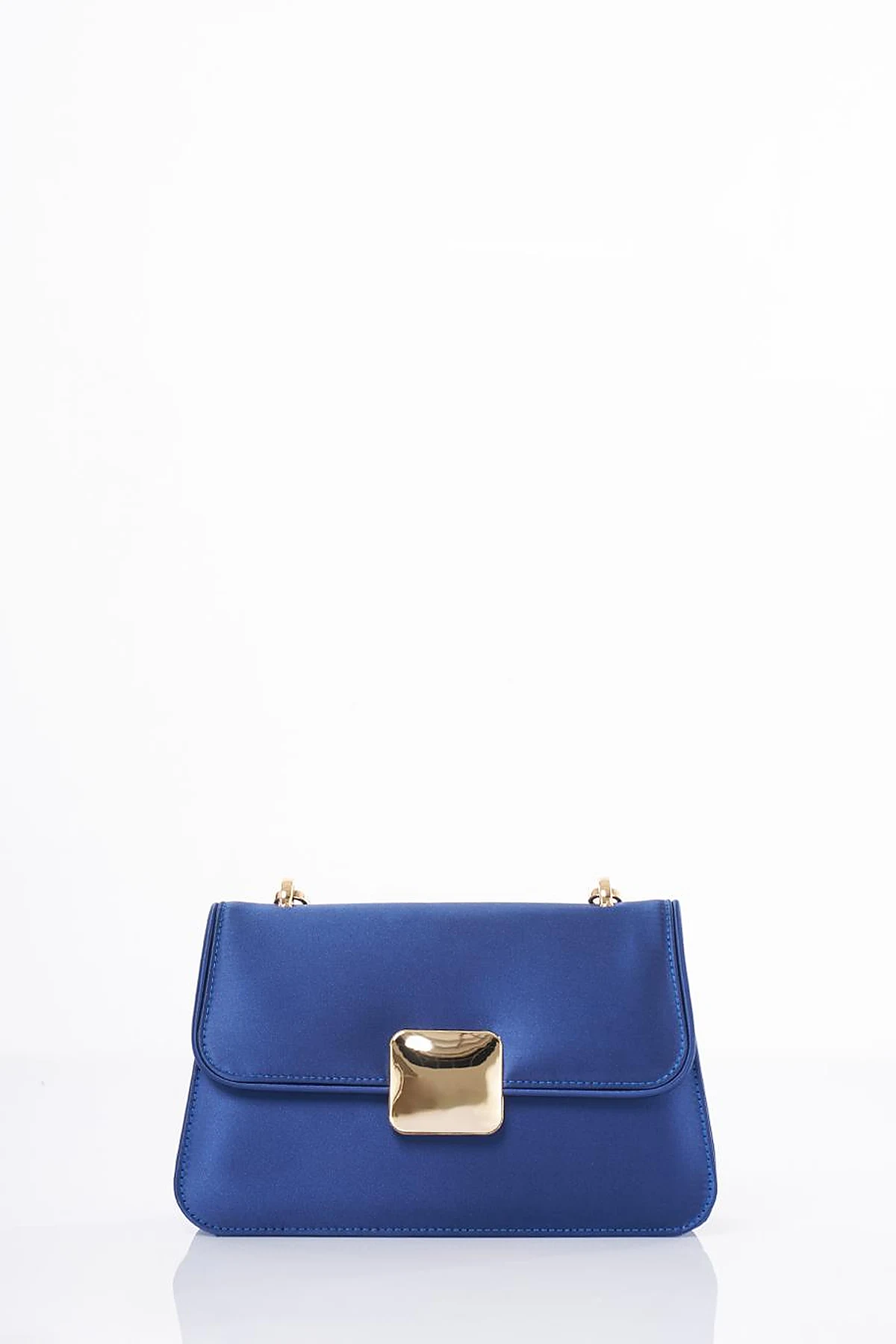 Beaded Baguette Bag Indigo