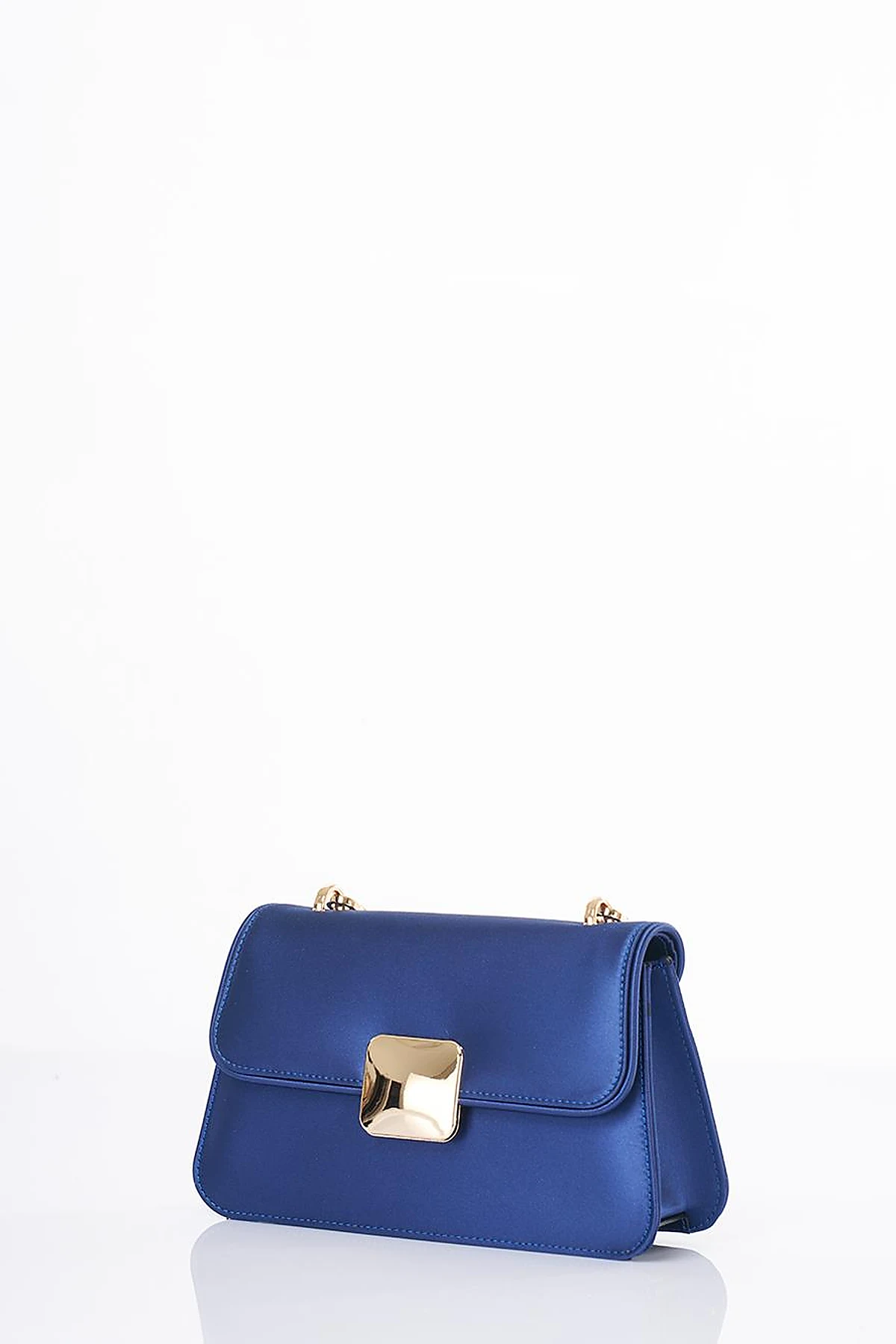 Beaded Baguette Bag Indigo