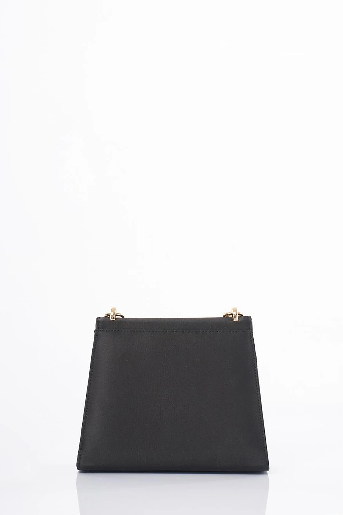 Beaded Satin Bag Black