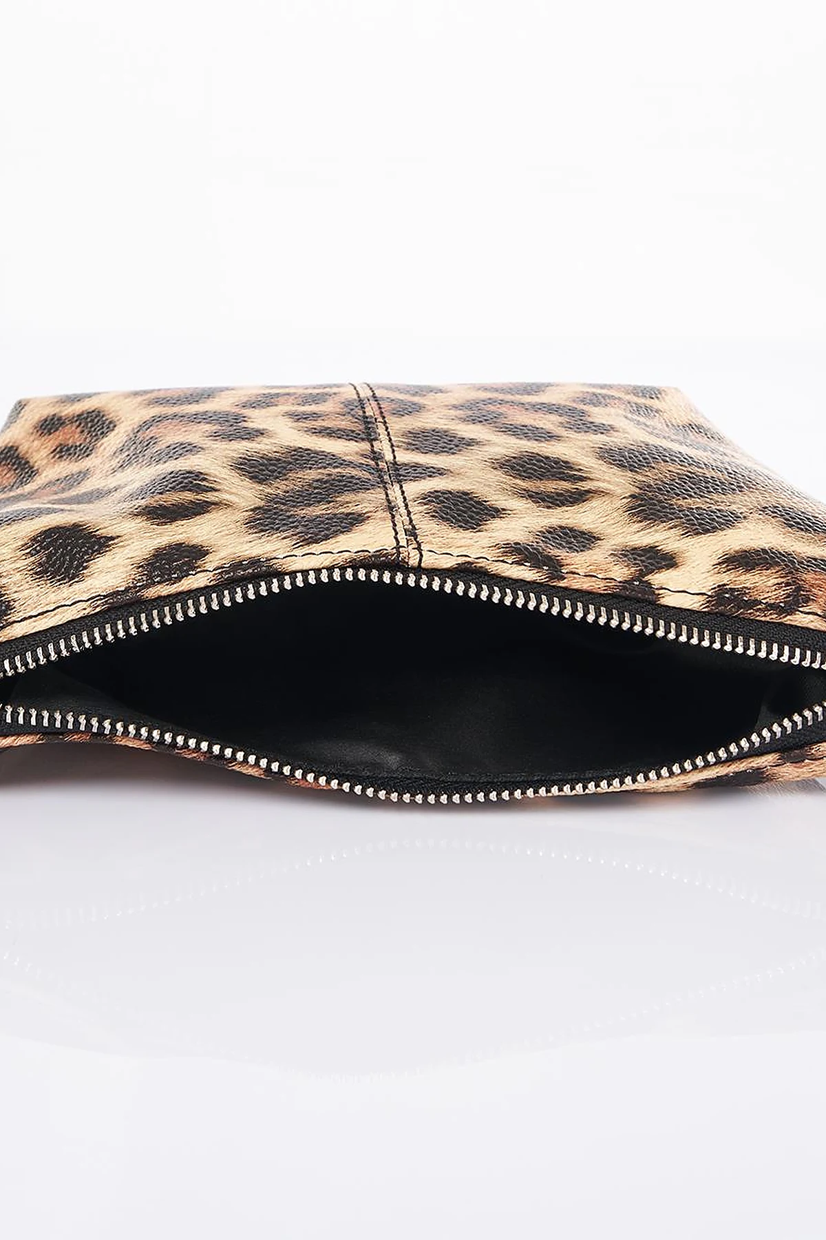 Leopar Desen Omuz Çantası Kahve 