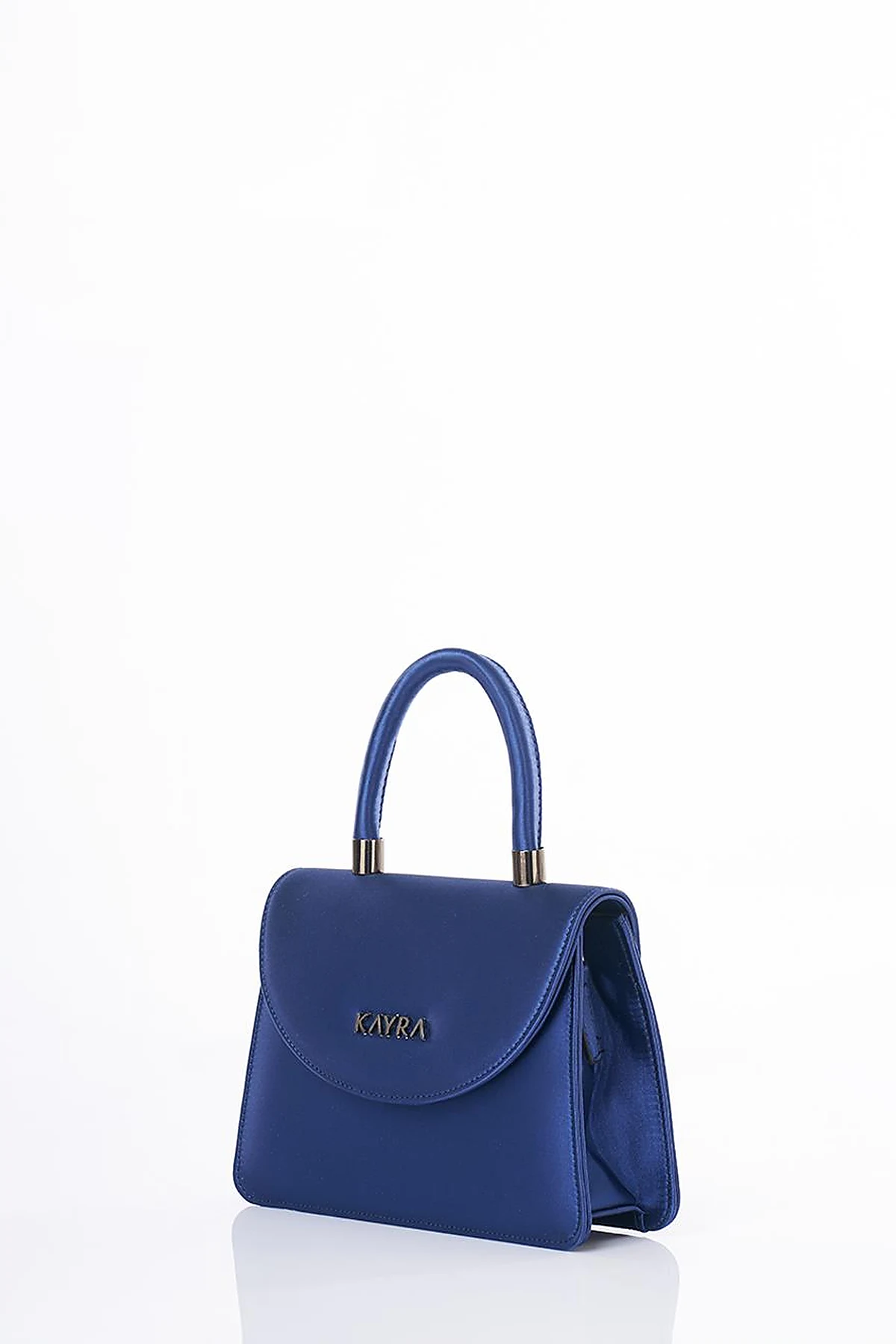Mini Satin Bag Indigo