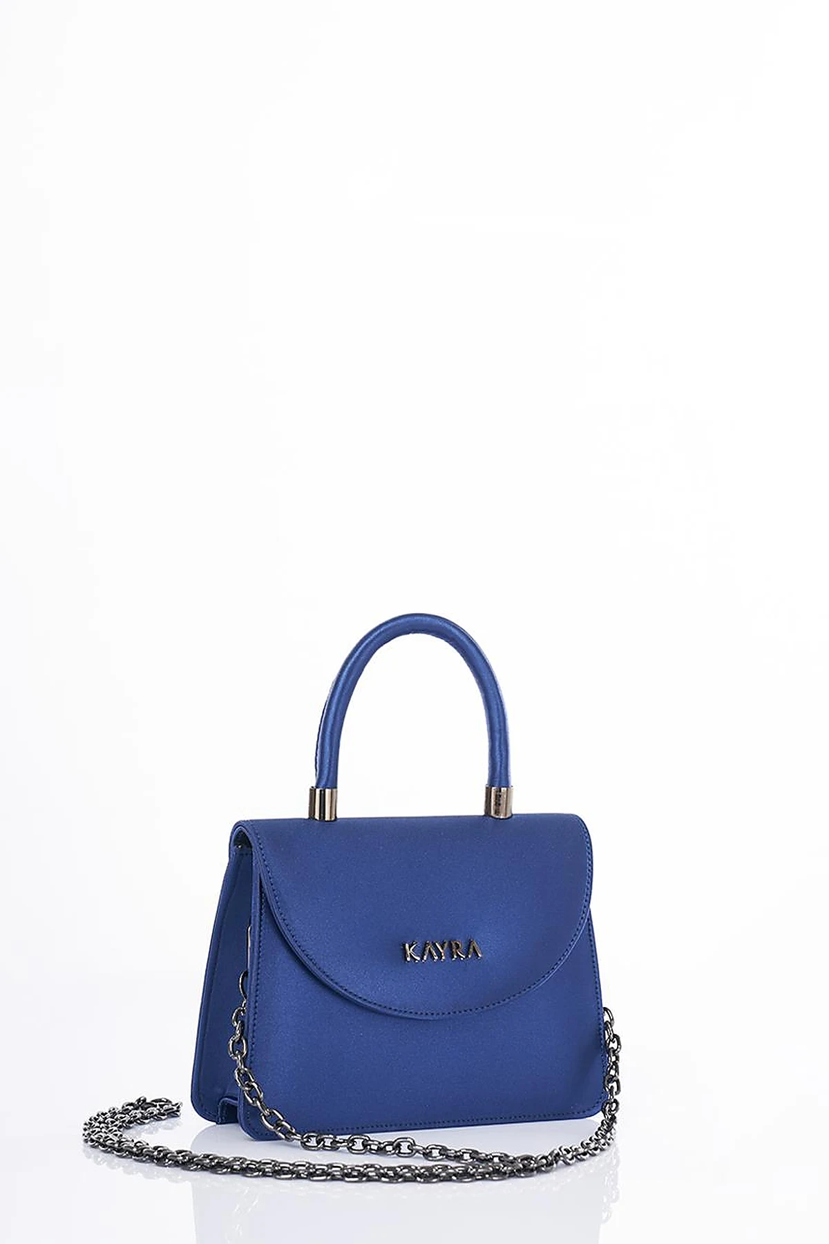 Mini Satin Bag Indigo