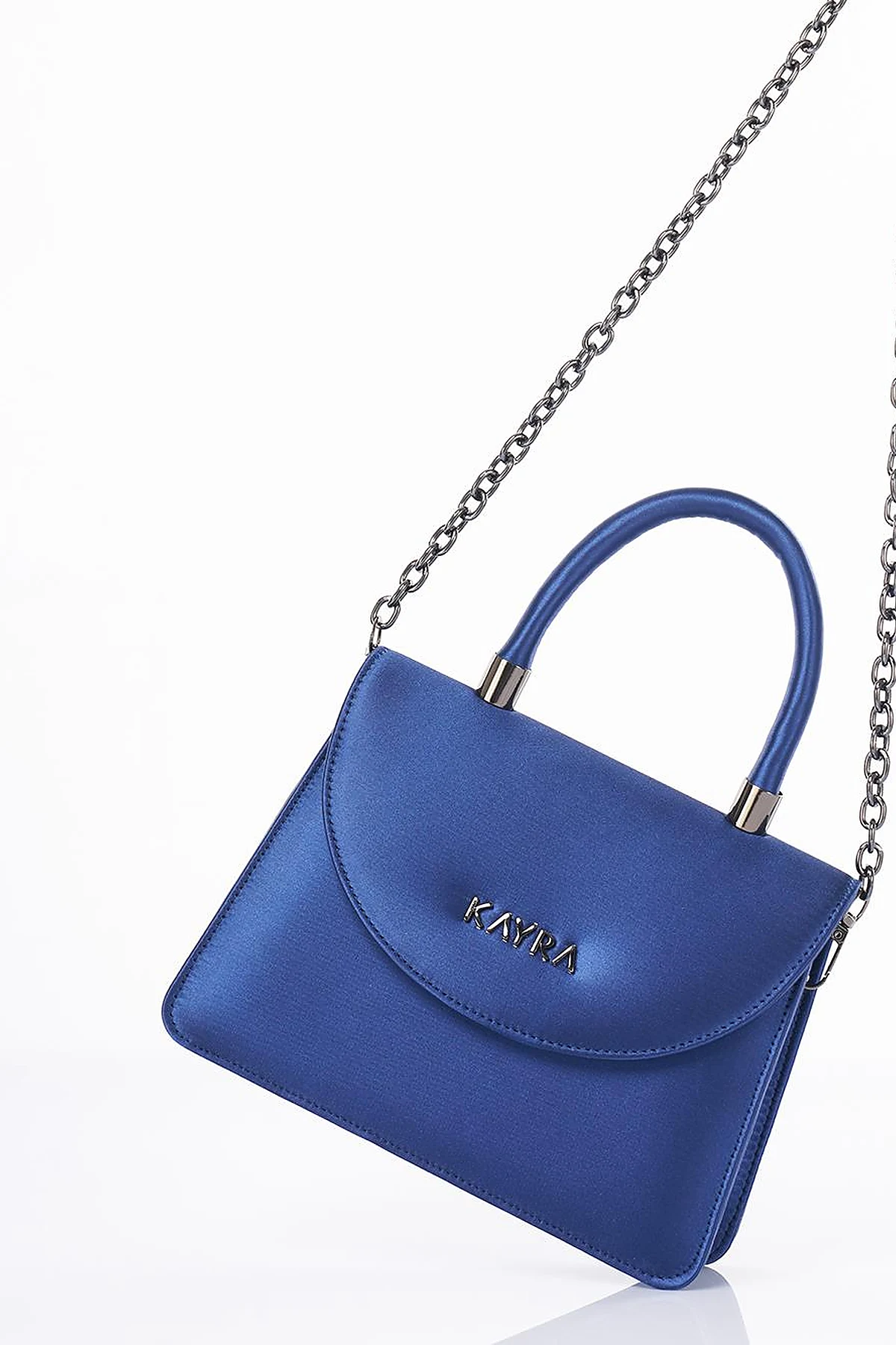 Mini Satin Bag Indigo