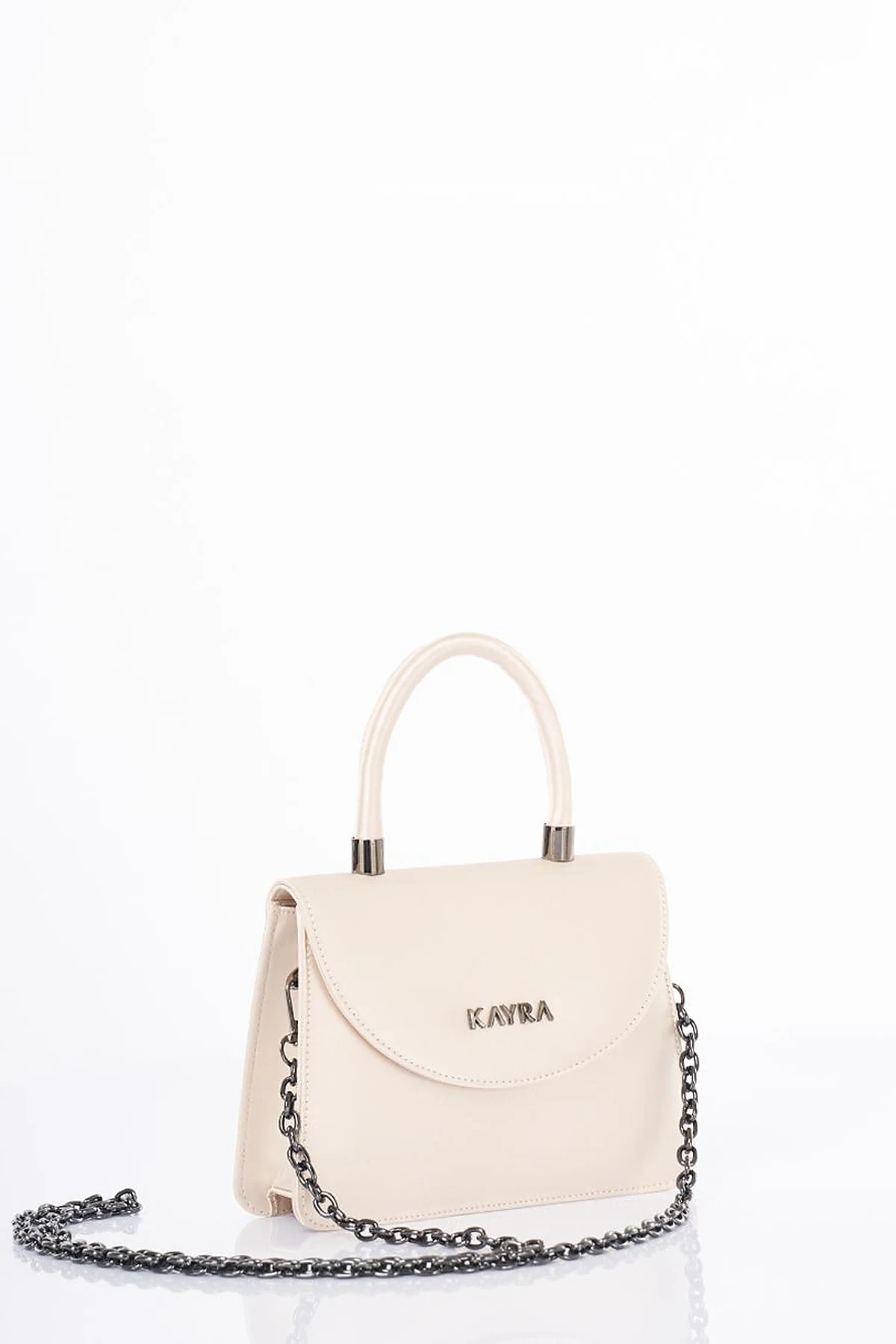 Mini Satin Bag Cream