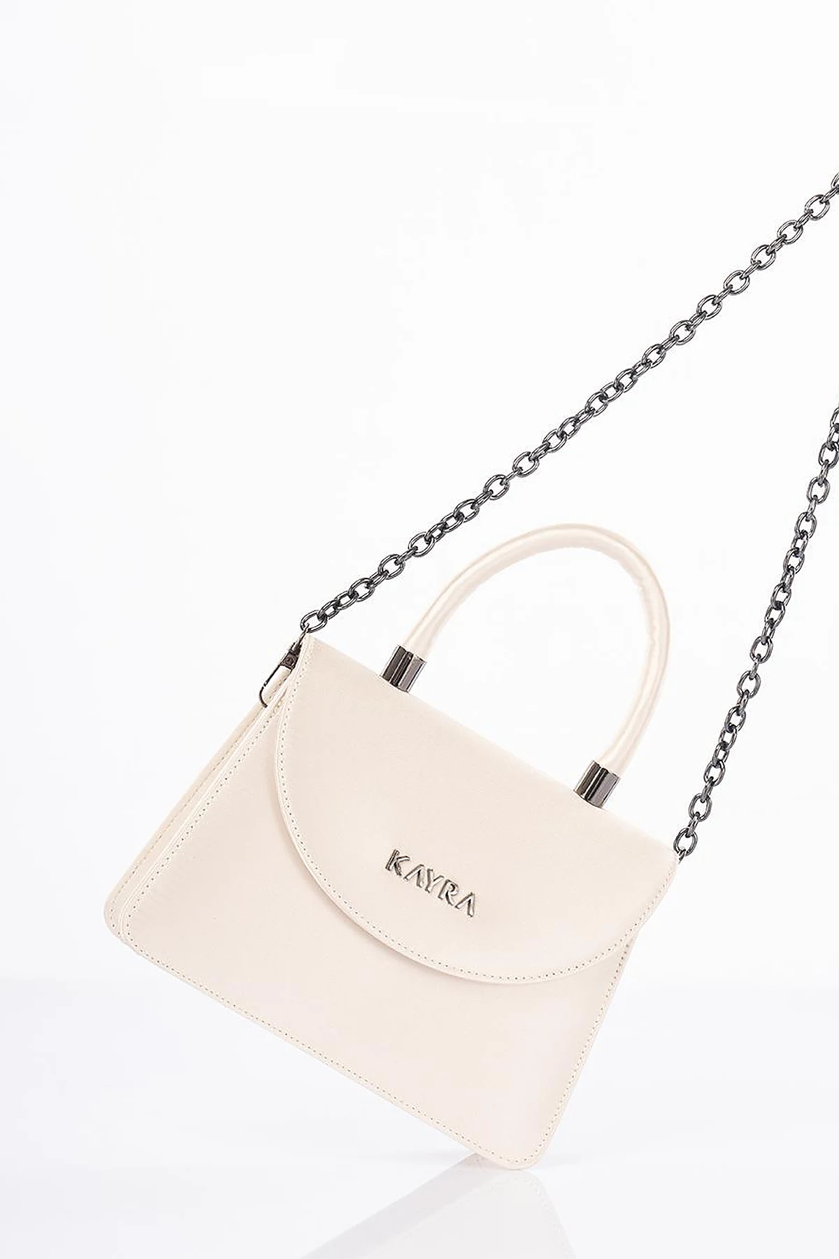Mini Satin Bag Cream