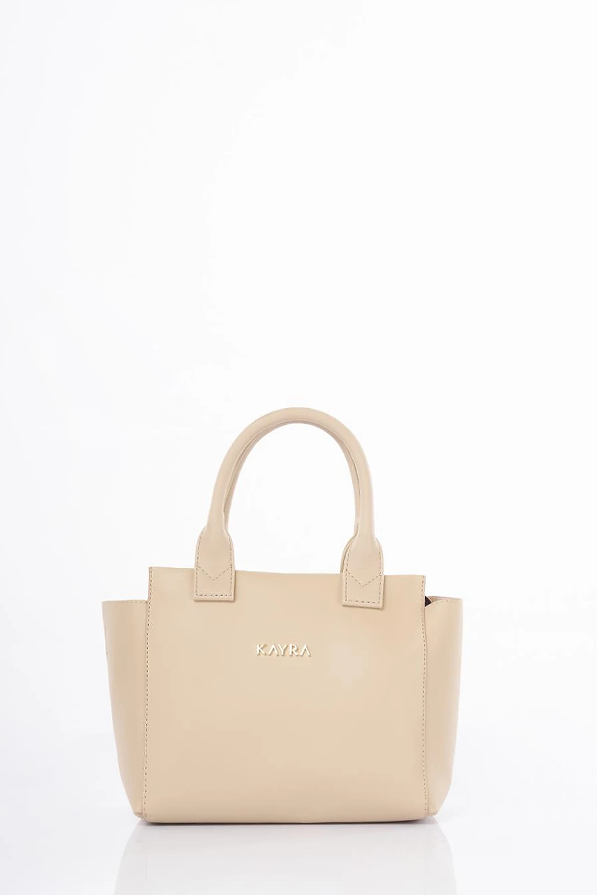 Faux Leather Tote Bag Mink