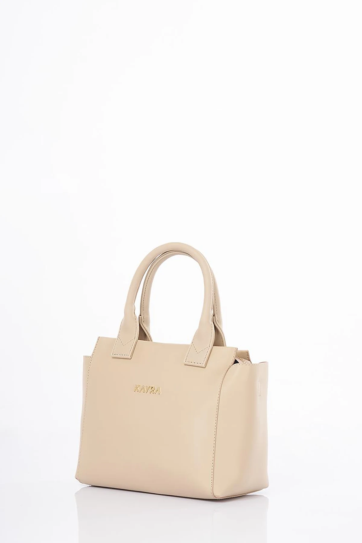 Faux Leather Tote Bag Mink
