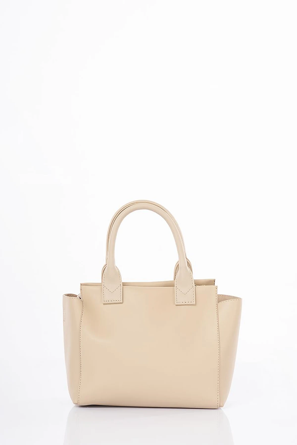 Faux Leather Tote Bag Mink