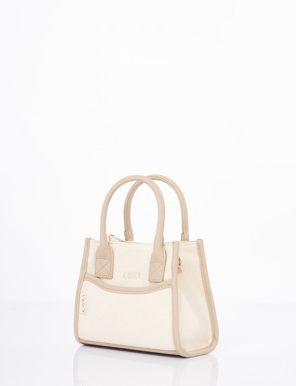 Canvas Bag with Logo Cream