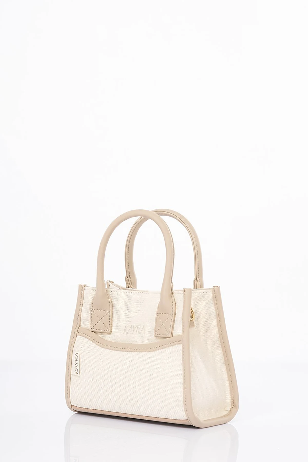 Canvas Bag with Logo Cream