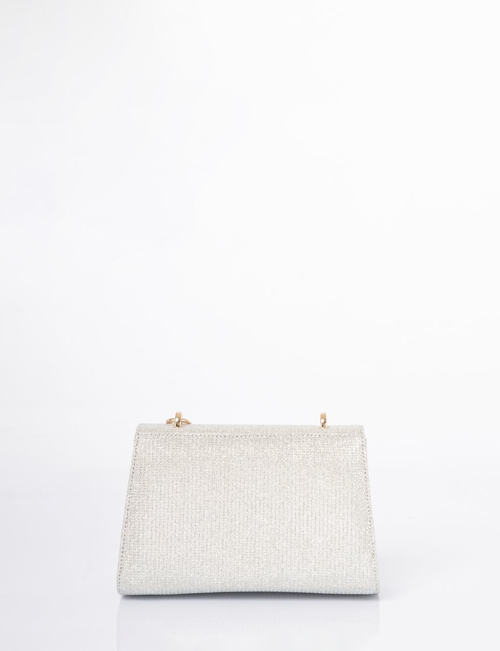 Clutch Bag with Pearl Handle - Anthracite