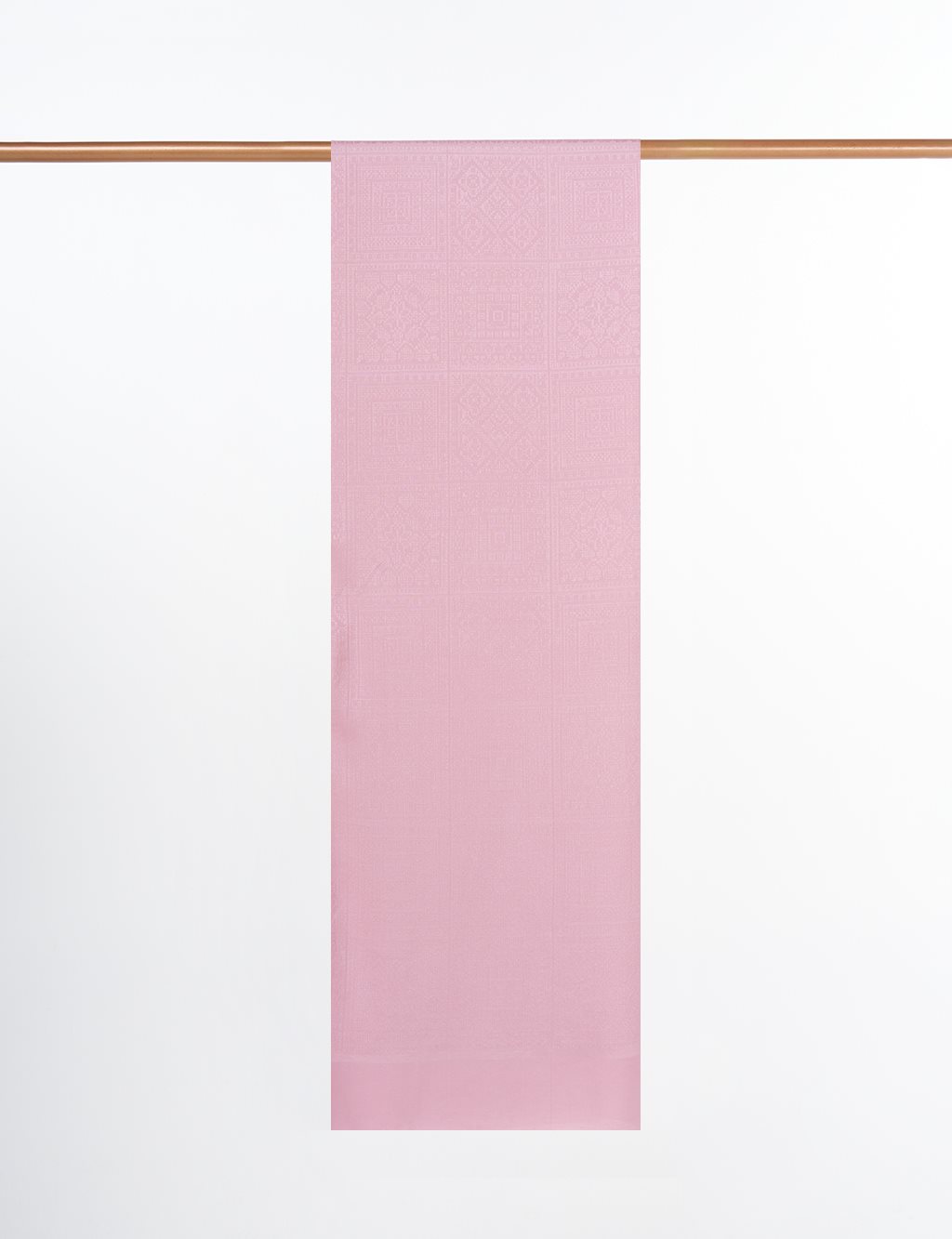 Etnic Pattern Sapphire Scarf in Powder Pink 