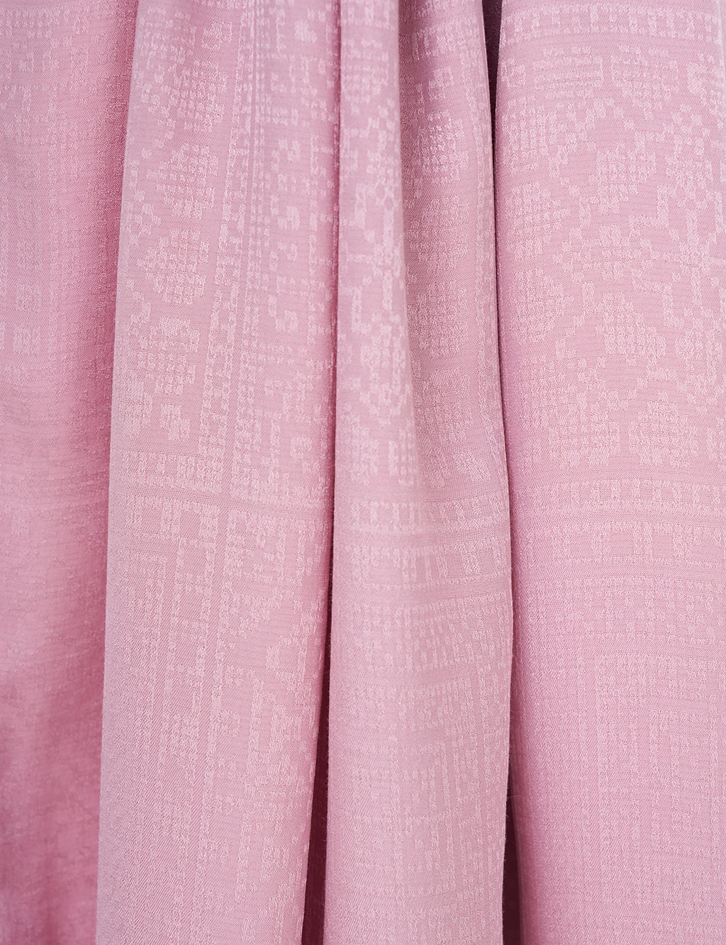 Etnic Pattern Sapphire Scarf in Powder Pink 