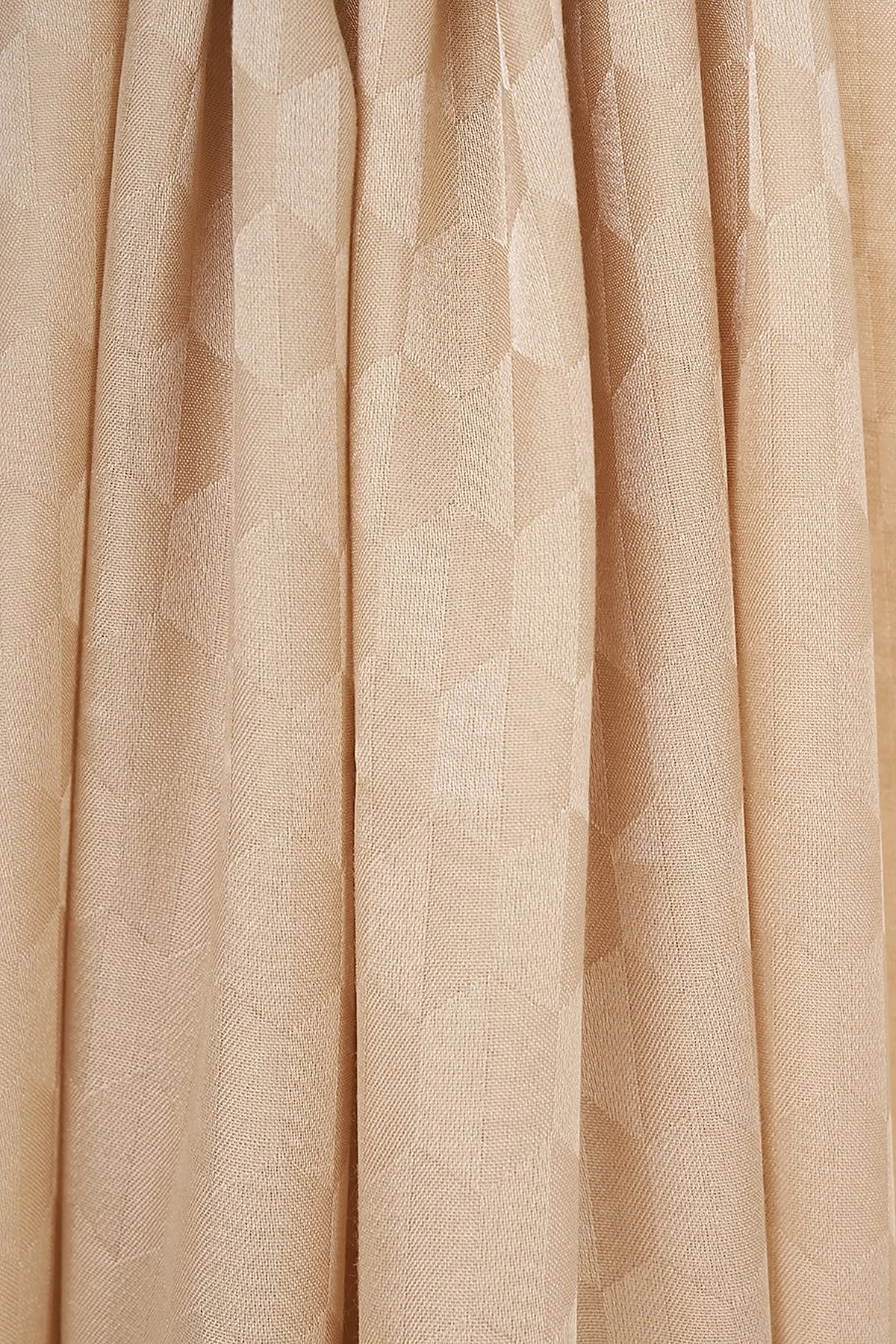 Cocoon Pattern Jacquard Woven Shawl Beige