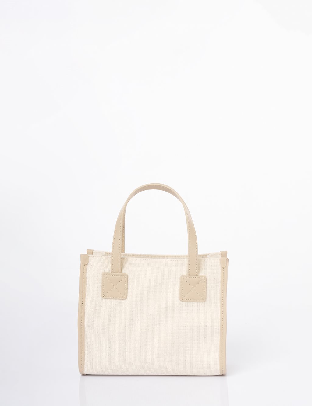 Canvas Tote Bag Cream-Beige