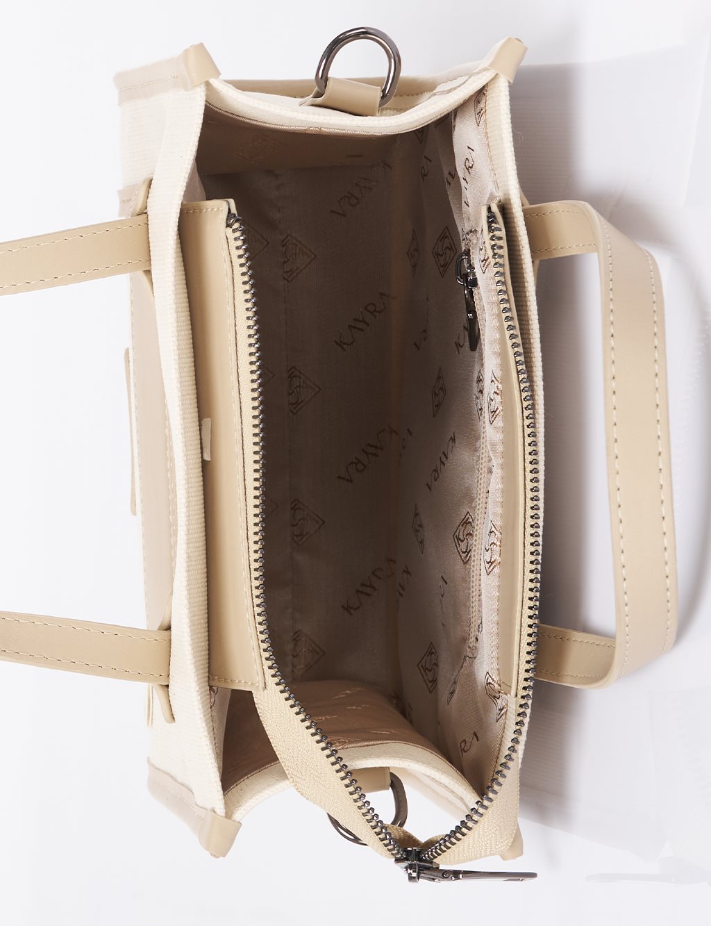Canvas Tote Bag Cream-Beige