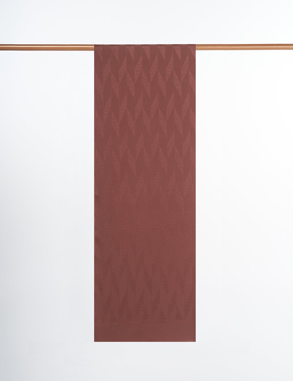 Geometric Pattern Sapphire Scarf in Brown