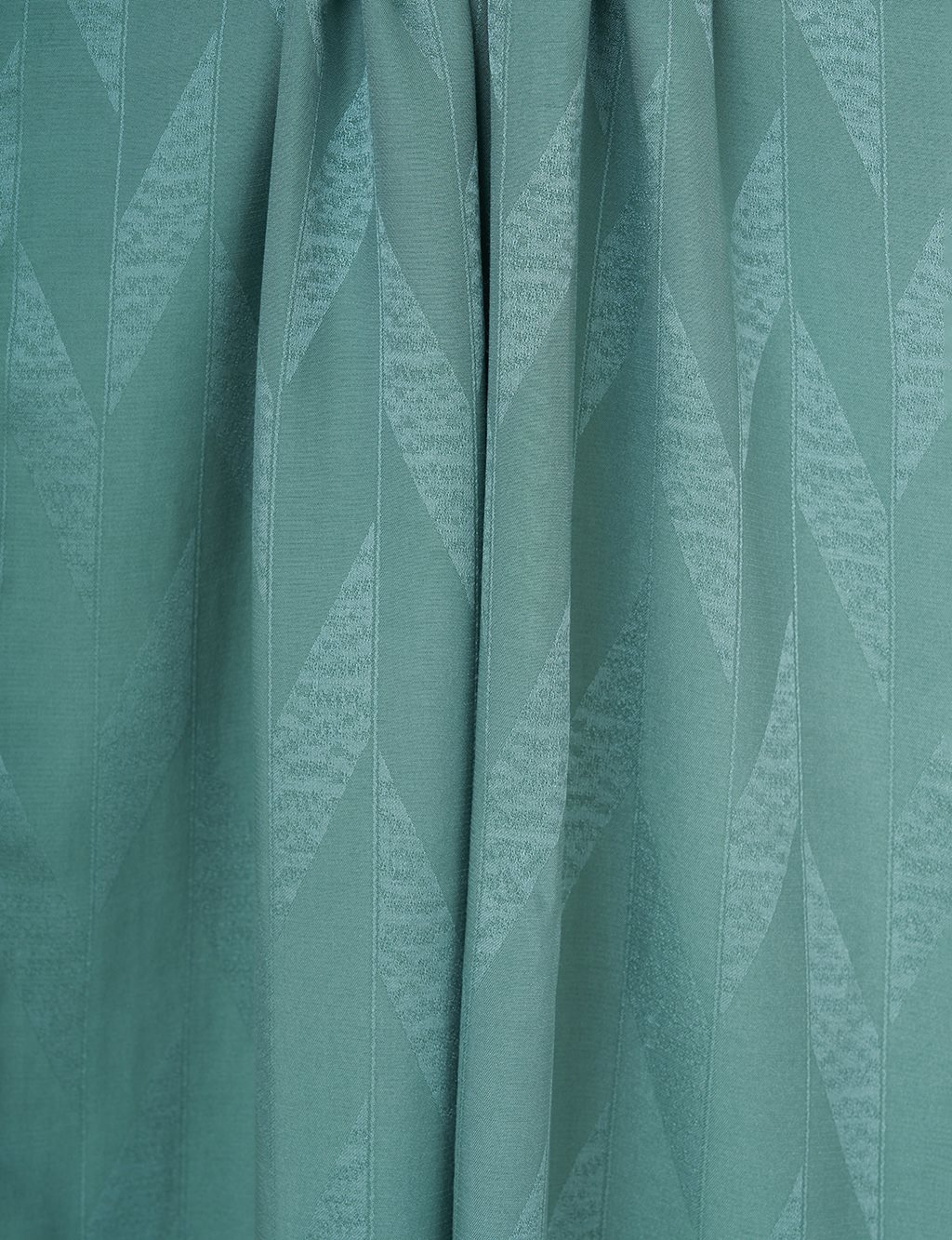 Geometric Pattern Sapphire Scarf in Mint