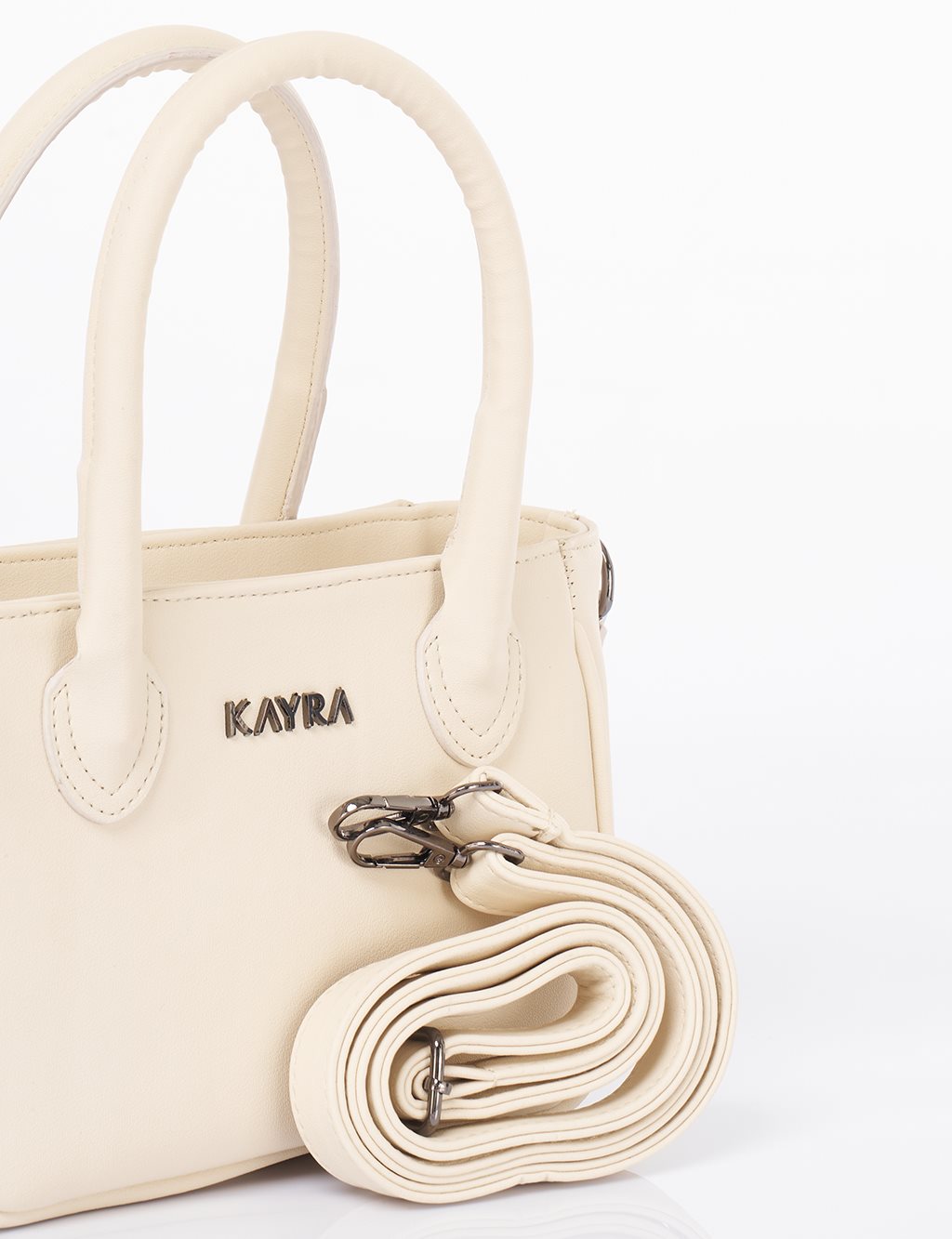 Formed Tote Bag Cream 