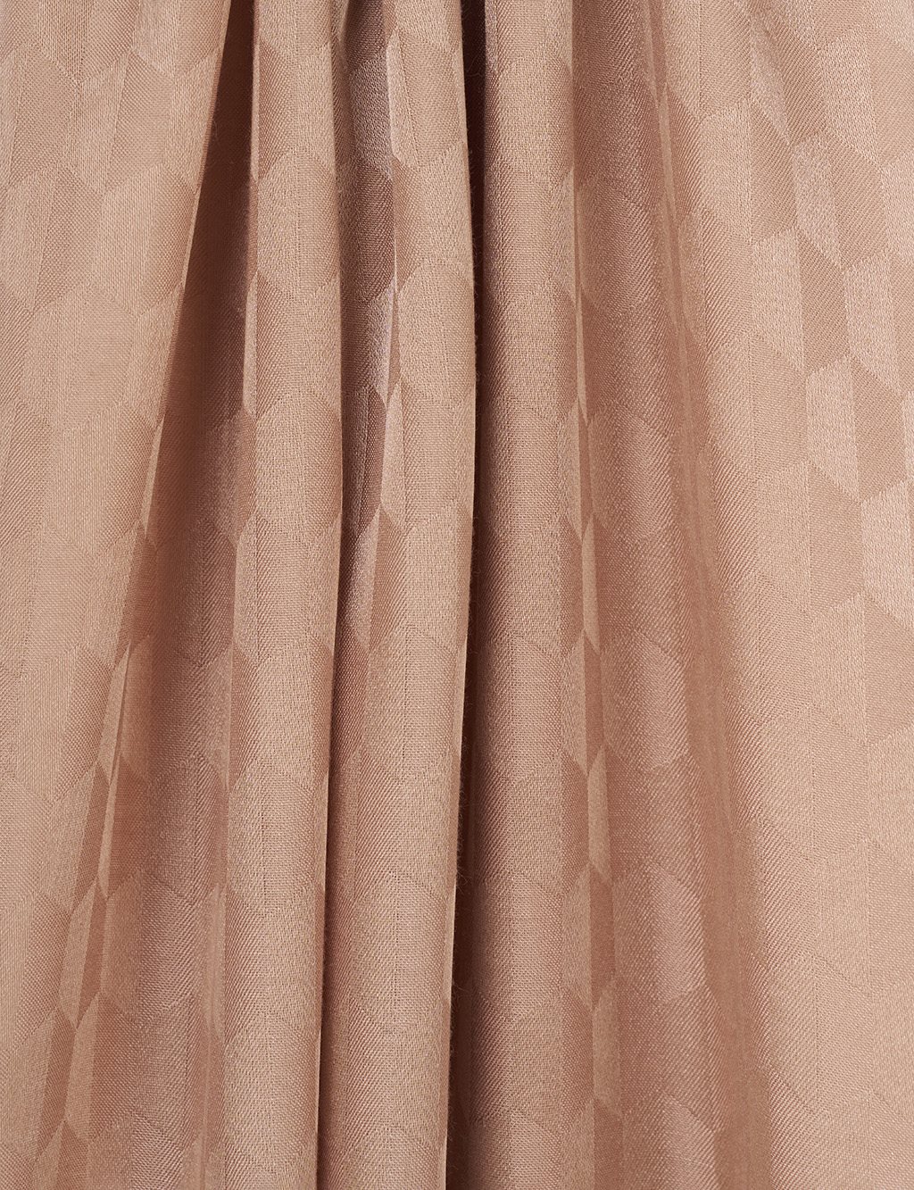 Cocoon Patterned Jacquard Woven Shawl Sand
