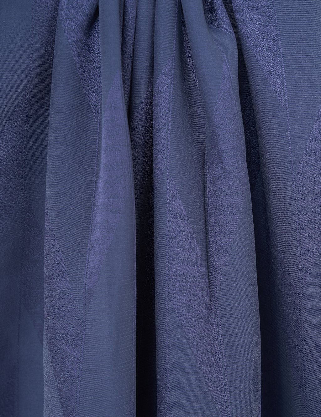 Geometric Pattern Sapphire Scarf in Blue