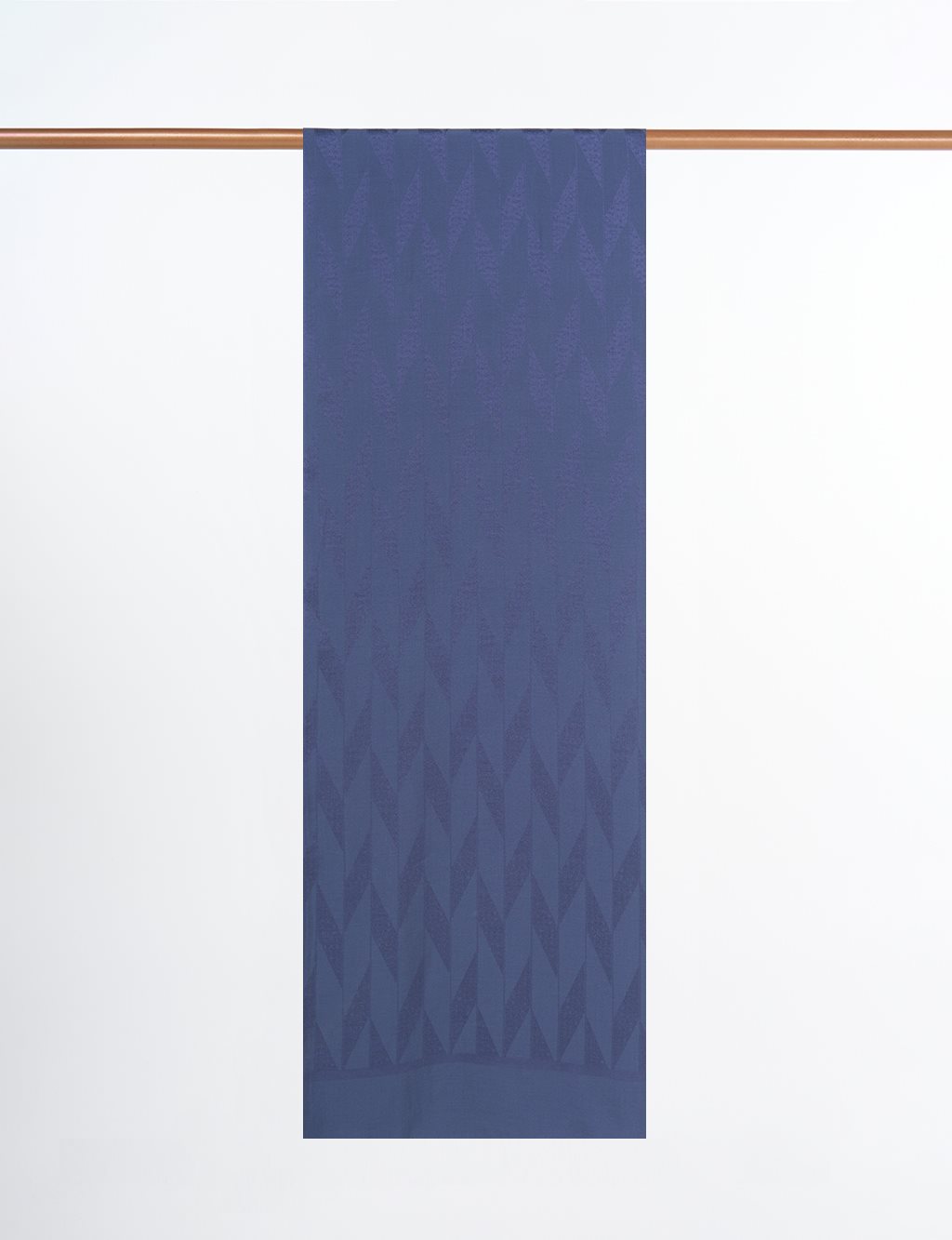 Geometric Pattern Sapphire Scarf in Blue