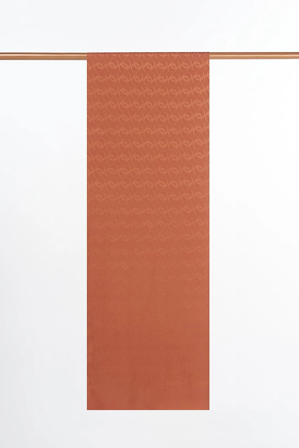Ring Pattern Sapphire Scarf in Terracotta 