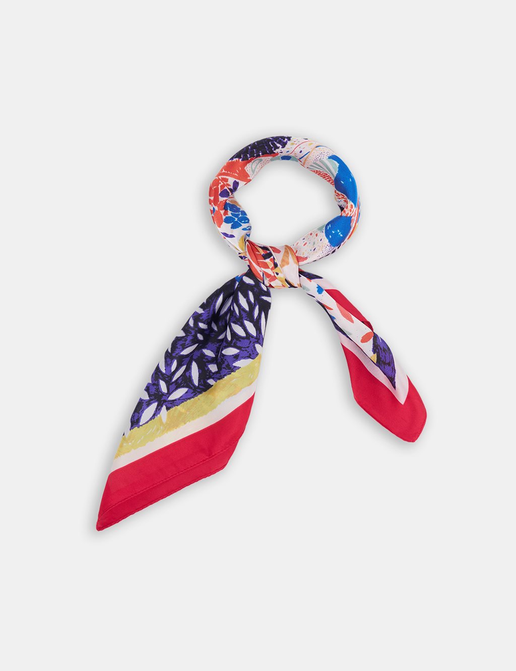 Abstract Pattern Scarf – Pink