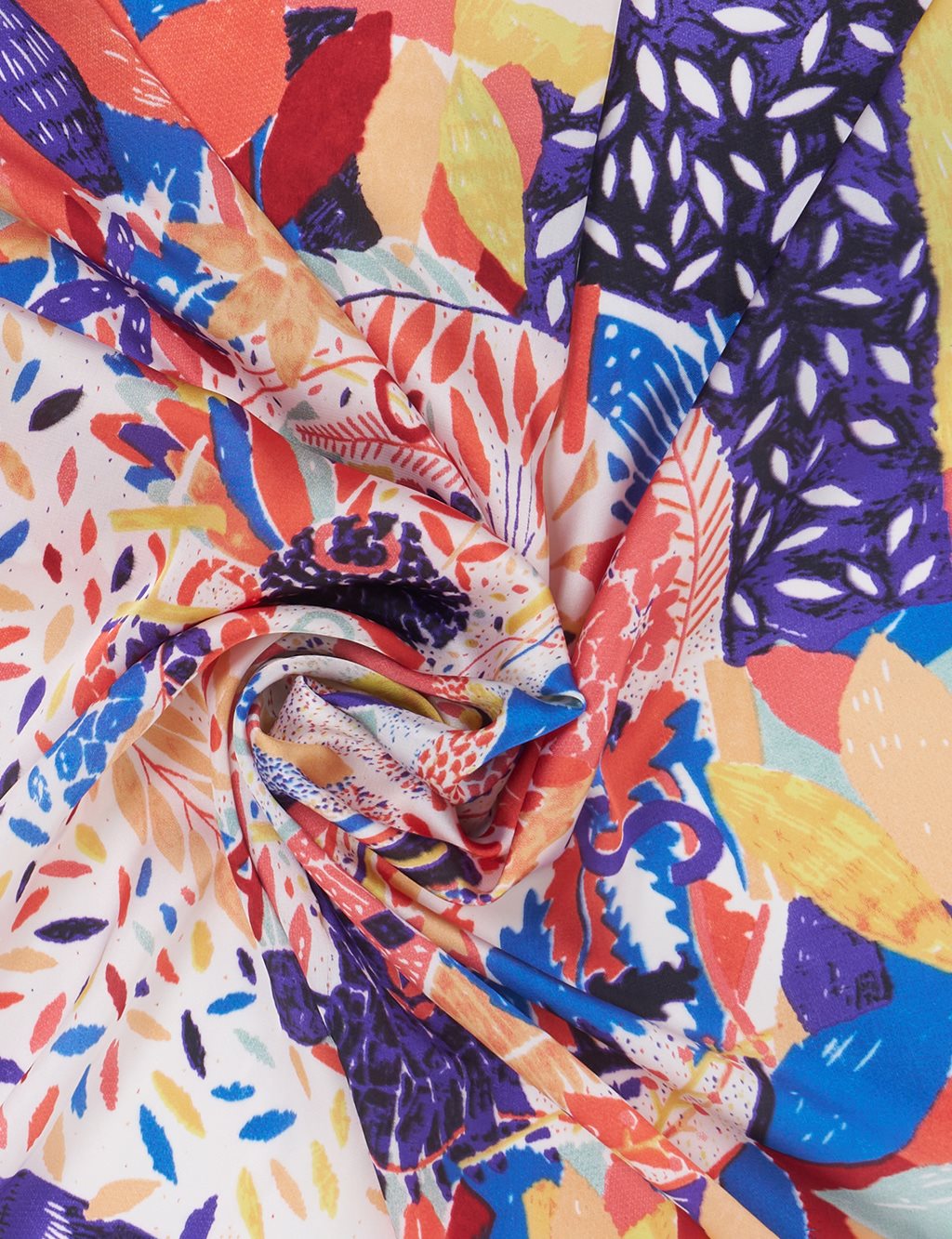 Abstract Pattern Scarf – Pink