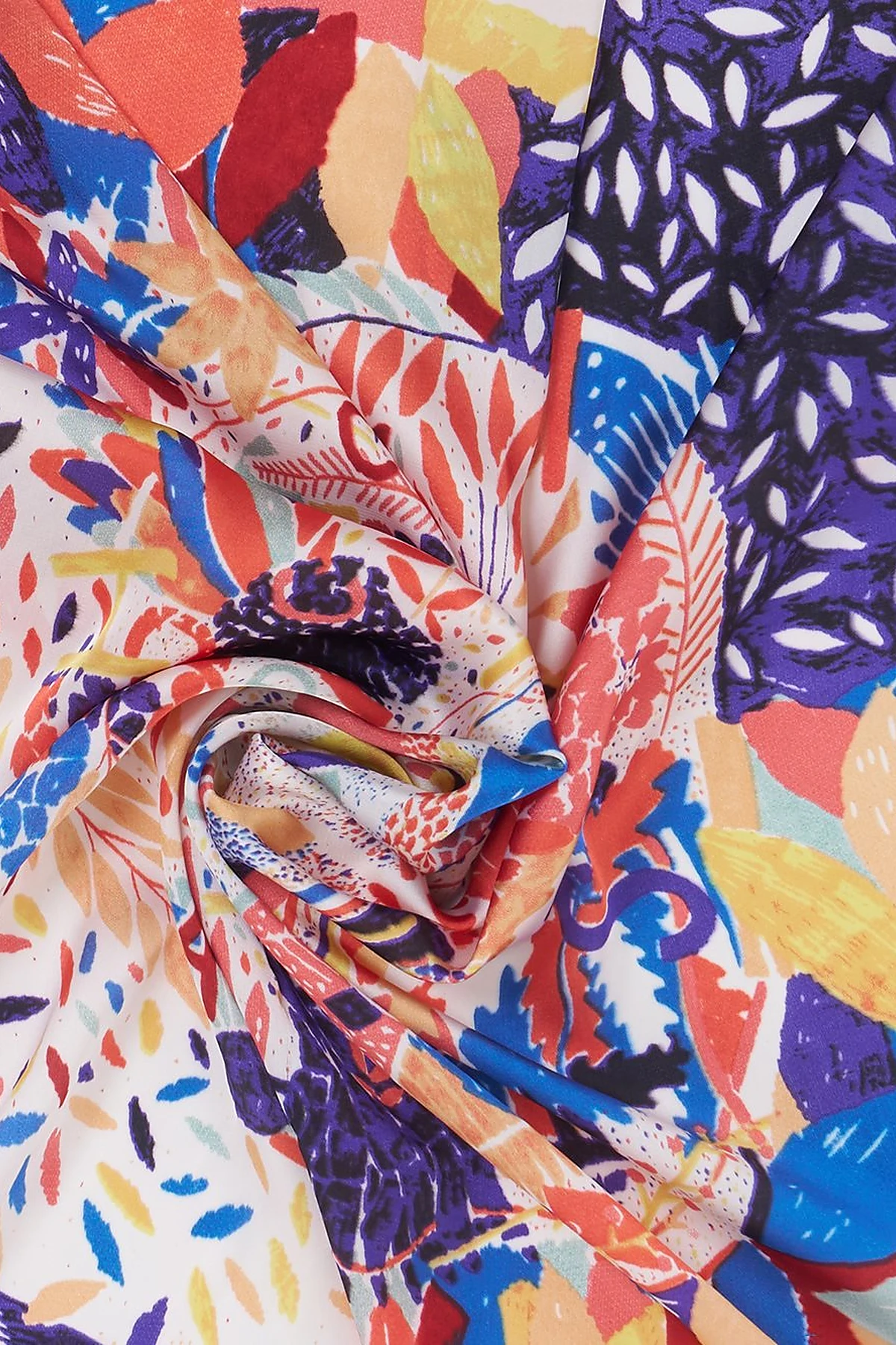 Abstract Pattern Scarf – Pink