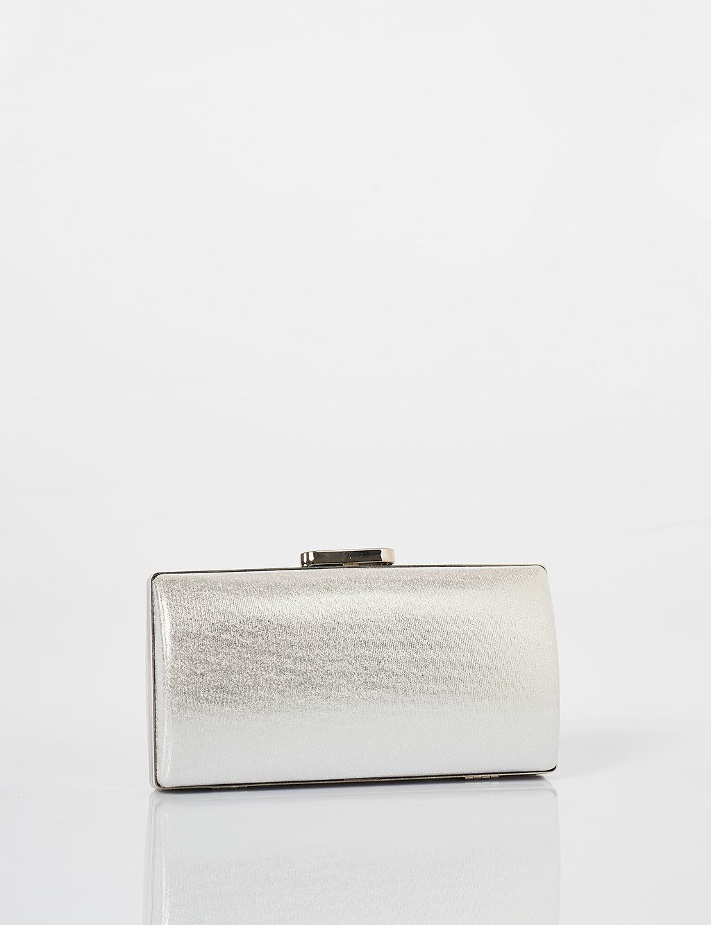 Evening Bag with Handle - Silver