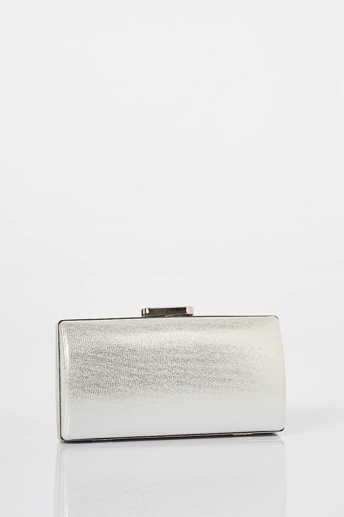 Evening Bag with Handle - Silver