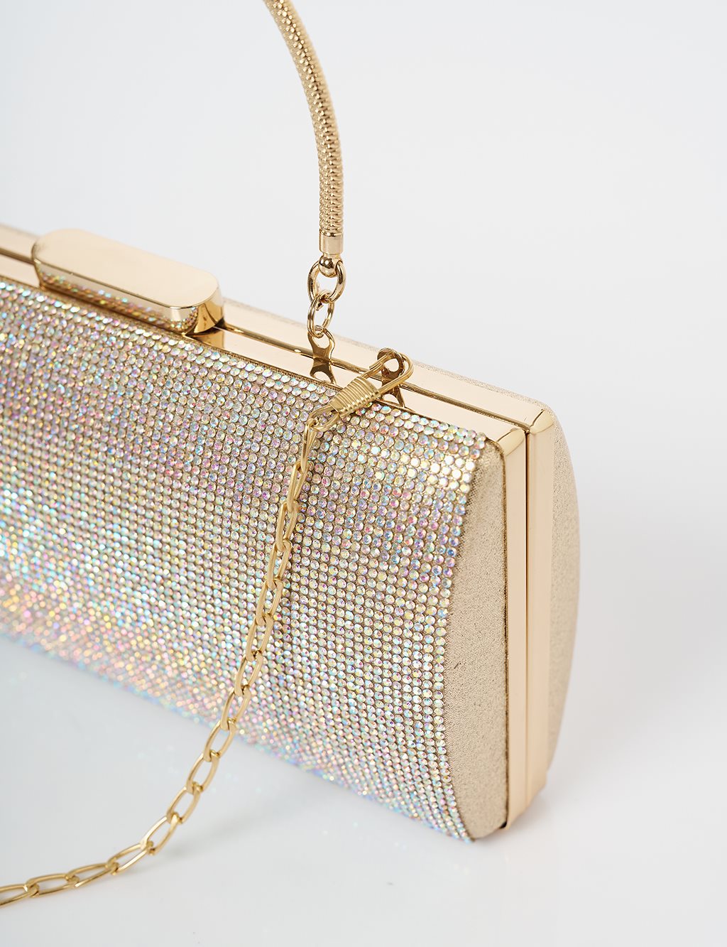 Evening Bag with Handle - Pearl